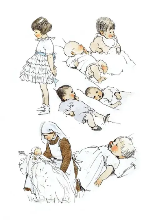 Framed Print : A Sketchbook - Mothers and Children Framed Print : A Sketchbook - Mothers and Children