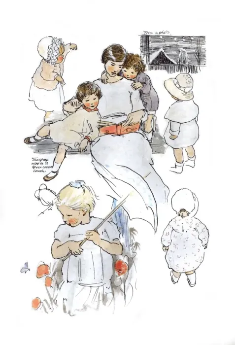 Framed Print : A Sketchbook - Mothers and Children Framed Print : A Sketchbook - Mothers and Children