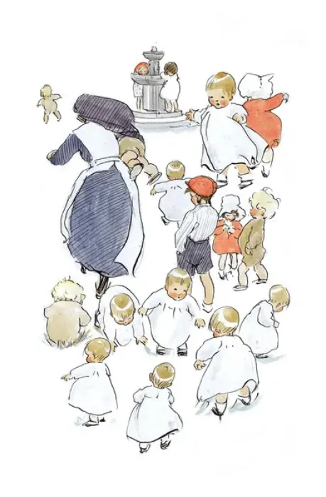 Framed Print : A Sketchbook - Mothers and Children Framed Print : A Sketchbook - Mothers and Children