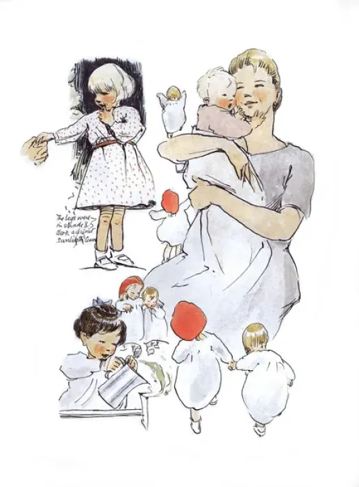 Framed Print : A Sketchbook - Mothers and Children Framed Print : A Sketchbook - Mothers and Children