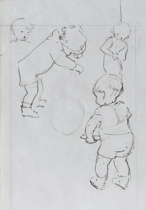 Framed Print : A Sketchbook - Mothers and Children Framed Print : A Sketchbook - Mothers and Children