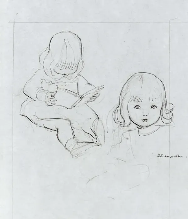Framed Print : A Sketchbook - Mothers and Children Framed Print : A Sketchbook - Mothers and Children
