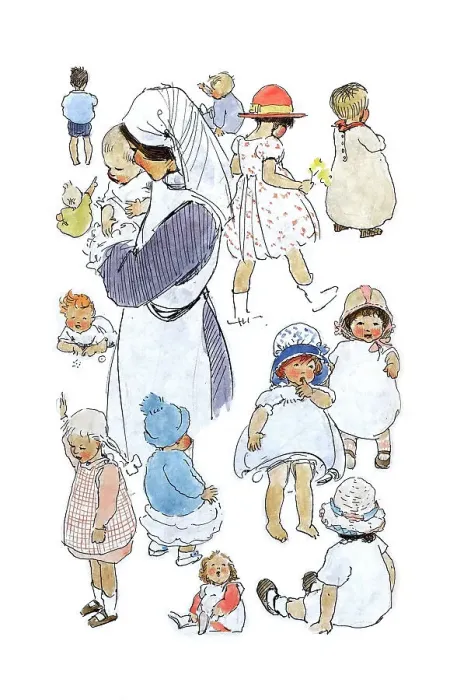 Framed Print : A Sketchbook - Mothers and Children Framed Print : A Sketchbook - Mothers and Children