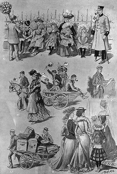 Sketches during the Coronation, 1902