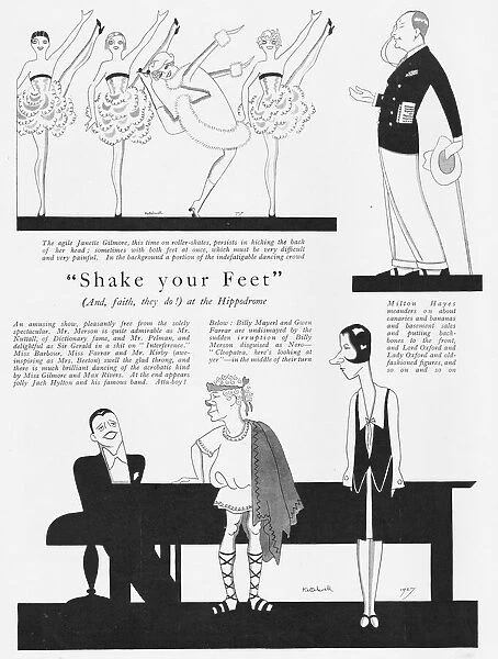 Sketches of the musical Shake Your Feet at
