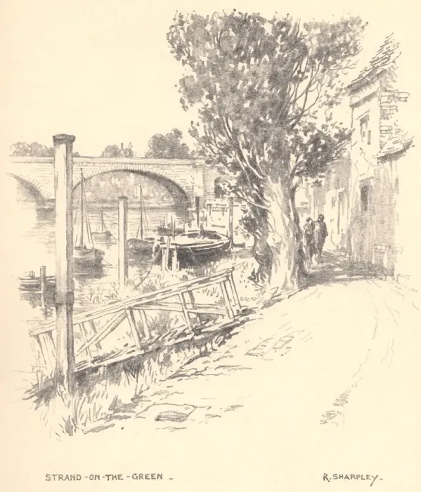 Framed Print : Sketches along the Thames