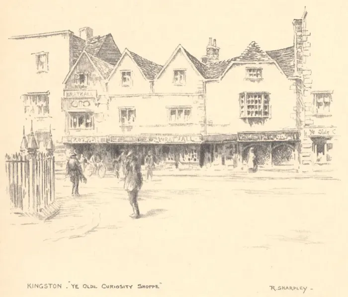 Framed Print : Sketches along the Thames