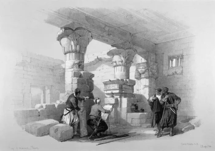 Framed Print : Sketching in Egypt Framed Print : Sketching in Egypt