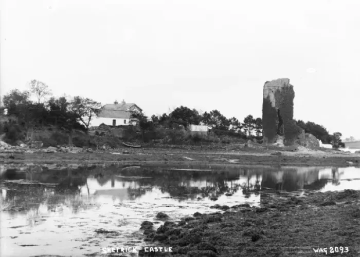 Framed Print : Sketerick Castle Framed Print : Sketerick Castle