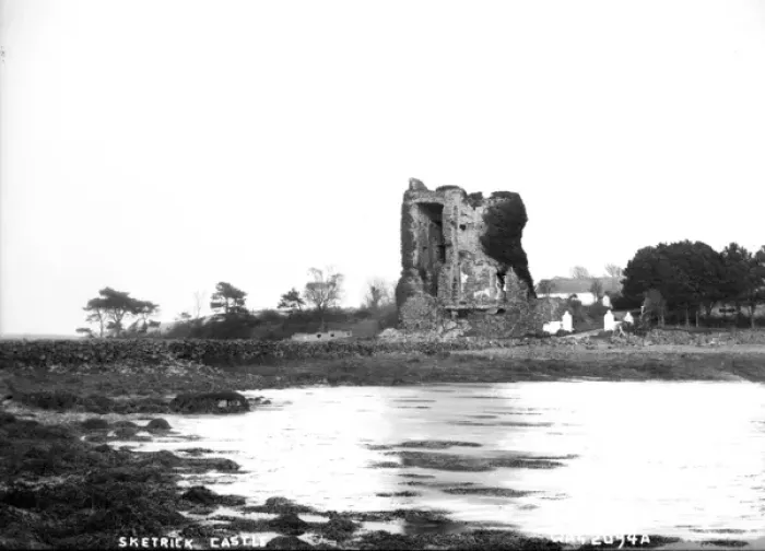 Framed Print : Sketerick Castle Framed Print : Sketerick Castle