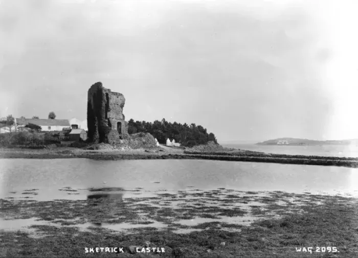 Framed Print : Sketerick Castle Framed Print : Sketerick Castle