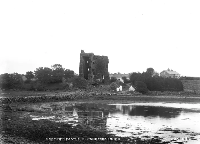 Framed Print : Sketerick Castle, Strangford Lough Framed Print : Sketerick Castle, Strangford Lough