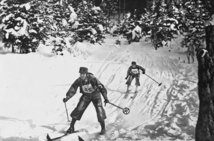 Framed Print : Ski Championship in Tolz Framed Print : Ski Championship in Tolz