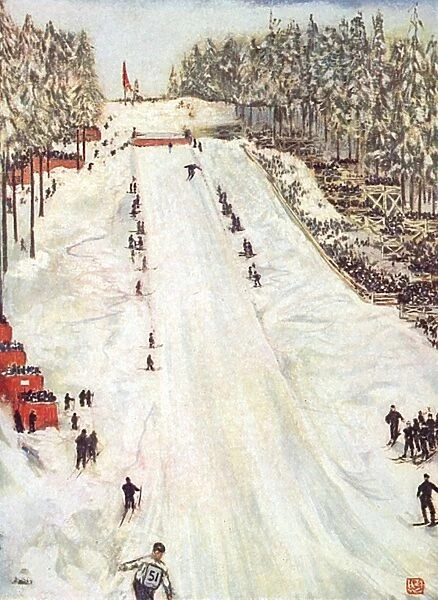 Ski Jumping in Oslo 1905