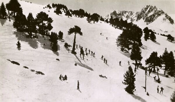 Ski slopes at Envalira, Valleys of Andorra, Andorra