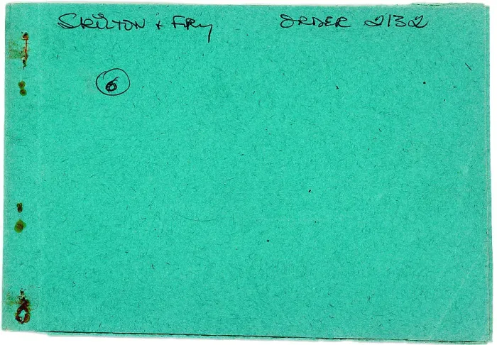 Framed Print : Skilton & Fry number 21302 - booklet cover Framed Print : Skilton & Fry number 21302 - booklet cover