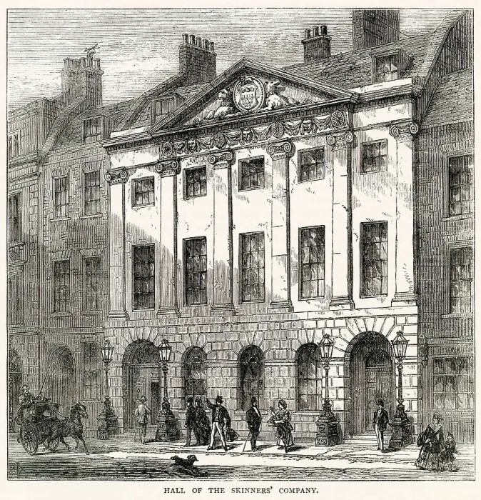 Framed Print : Skinner's Hall, Newgate Hill Framed Print : Skinner's Hall, Newgate Hill