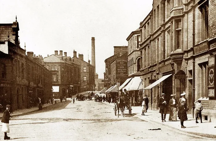 Framed Print : Skipton Swadford Street early 1900s Framed Print : Skipton Swadford Street early 1900s