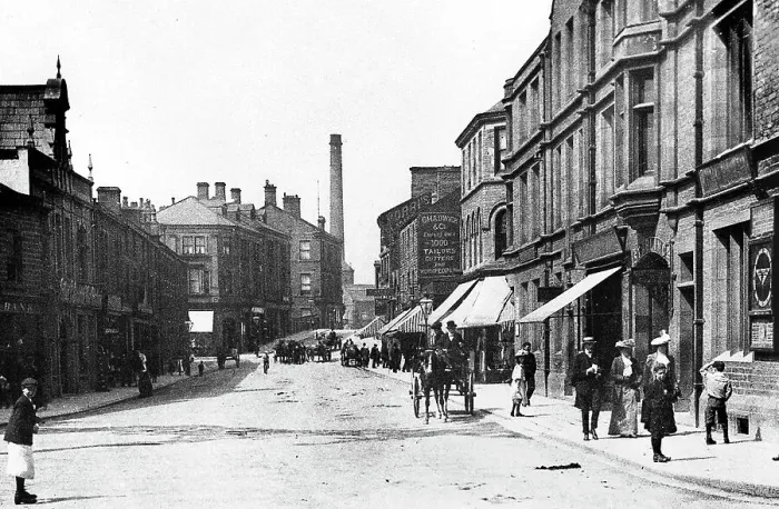 Framed Print : Skipton Swadford Street early 1900s Framed Print : Skipton Swadford Street early 1900s