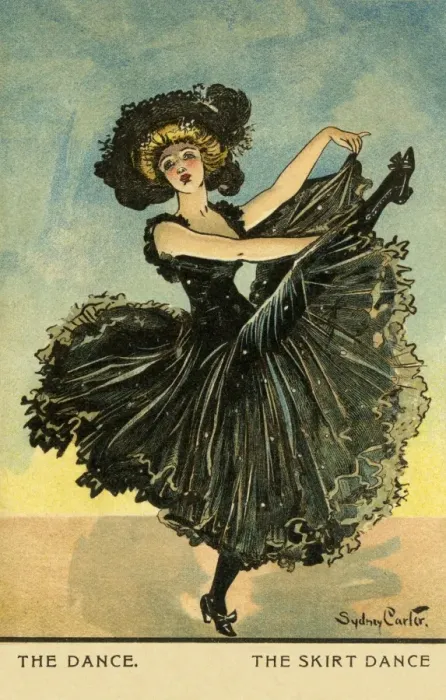Framed Print : The skirt dance Framed Print : The skirt dance