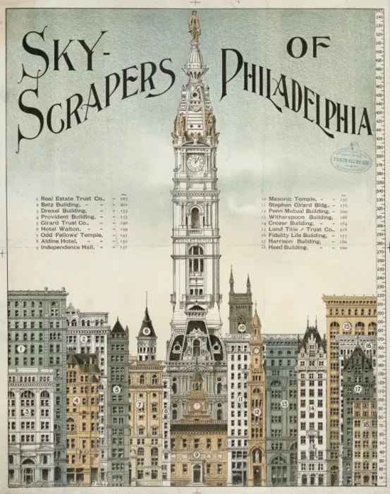 Framed Print : Sky-scrapers of Philadelphia Framed Print : Sky-scrapers of Philadelphia
