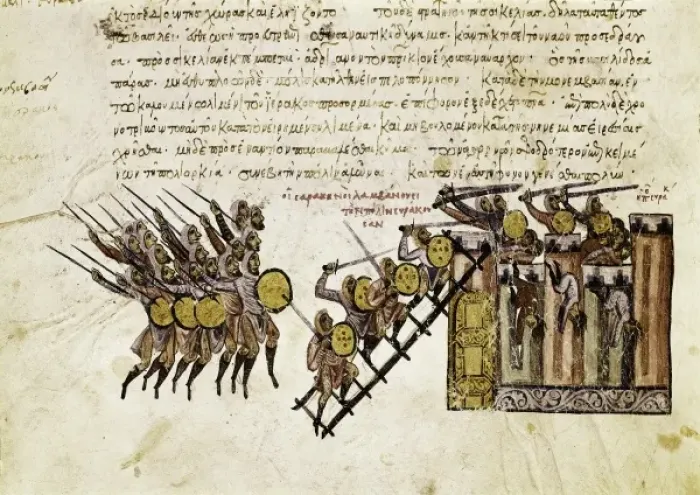 Framed Print : SKYLITZER, John (9th century). Madrid Skylitzes Framed Print : SKYLITZER, John (9th century). Madrid Skylitzes