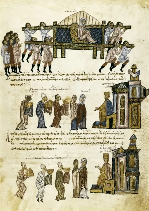 Framed Print : SKYLITZER, John (9th century). Madrid Skylitzes Framed Print : SKYLITZER, John (9th century). Madrid Skylitzes