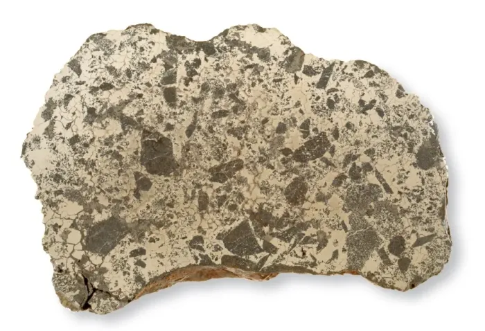 Framed Print : Slab of the Lueders meteorite Framed Print : Slab of the Lueders meteorite
