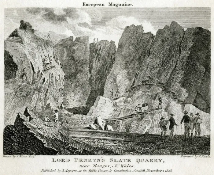 Framed Print : SLATE QUARRY / WALES Framed Print : SLATE QUARRY / WALES