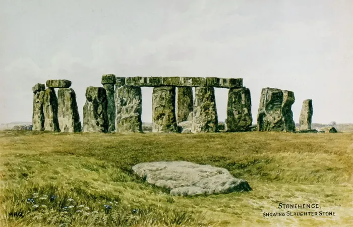 Framed Print : Slaughter Stone, Stonehenge, near Salisbury, Wiltshire Framed Print : Slaughter Stone, Stonehenge, near Salisbury, Wiltshire