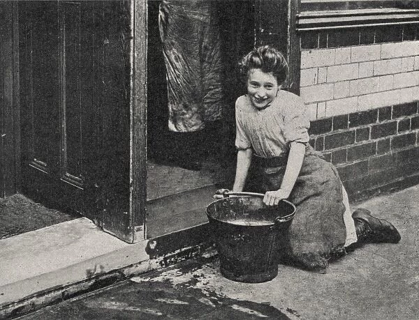 A slavey or servant maid, East End of London