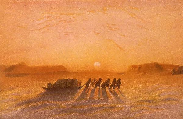 SLEDGE IN ARCTIC 1870