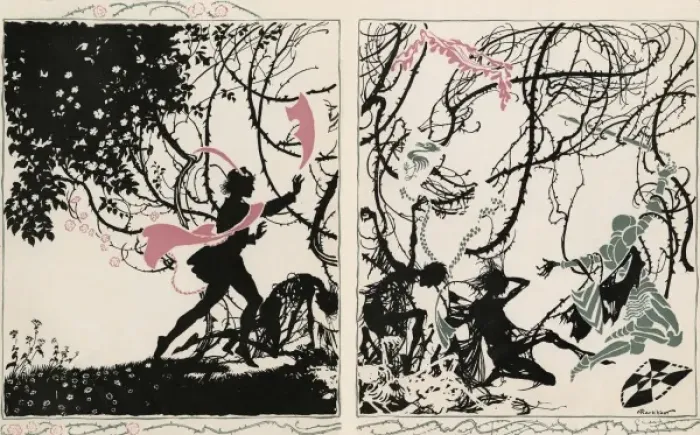 Framed Print : Sleeping Beauty by Arthur Rackham Framed Print : Sleeping Beauty by Arthur Rackham
