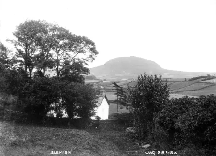 Framed Print : Slemish - a view of the mountain in the distance Framed Print : Slemish - a view of the mountain in the distance