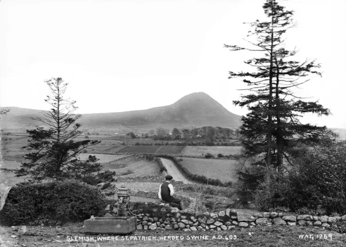 Framed Print : Slemish where St. Patrick Herded Swine, A. D. 403 Framed Print : Slemish where St. Patrick Herded Swine, A. D. 403