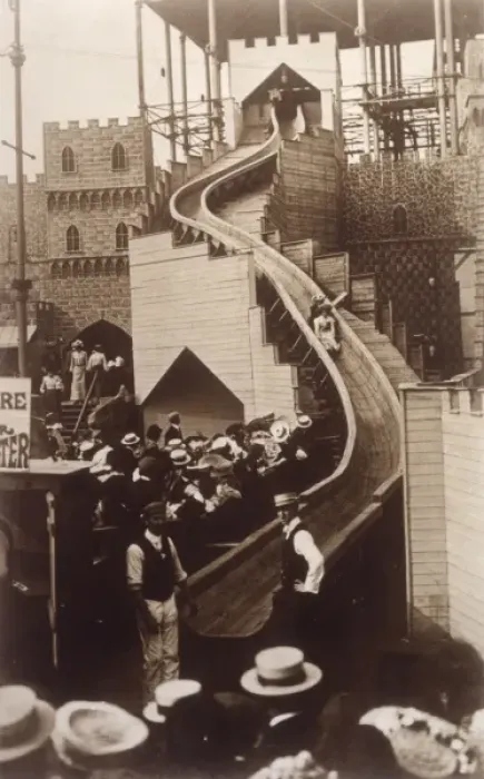 Framed Print : Slide at Sydenham, 1903 Framed Print : Slide at Sydenham, 1903