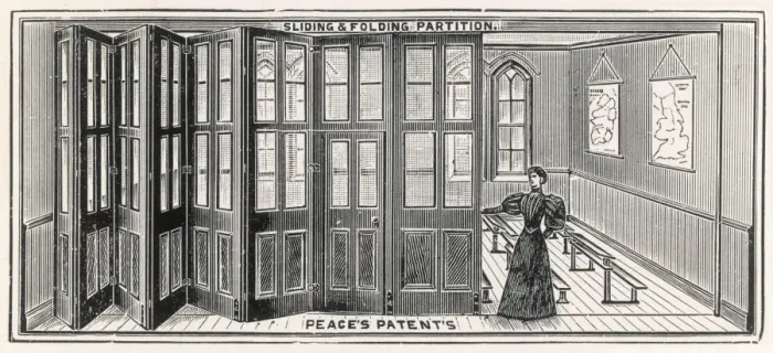 Framed Print : Sliding Partitions Framed Print : Sliding Partitions