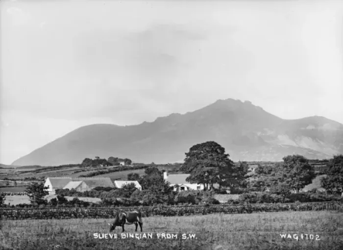 Framed Print : Slieve Bignian from South West Framed Print : Slieve Bignian from South West
