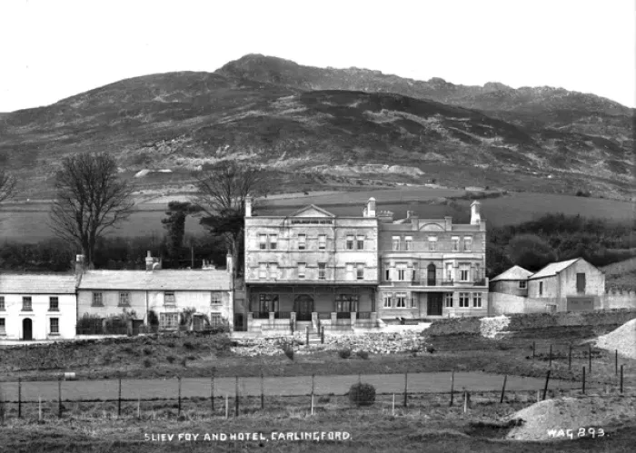 Framed Print : Slieve Foy and Hotel, Carlingford Framed Print : Slieve Foy and Hotel, Carlingford