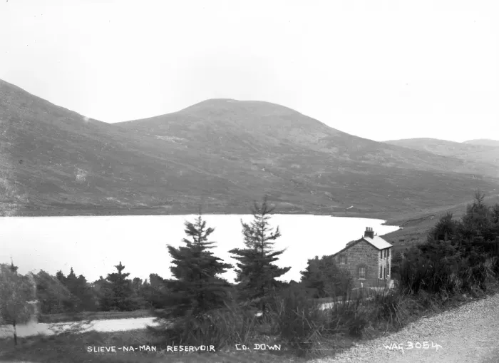 Framed Print : Slieve-Na-Man Reservoir, Co. Down Framed Print : Slieve-Na-Man Reservoir, Co. Down