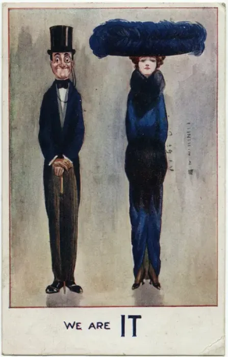 Framed Print : We are IT - a (slightly unlikely) couple of fashionistas Framed Print : We are IT - a (slightly unlikely) couple of fashionistas