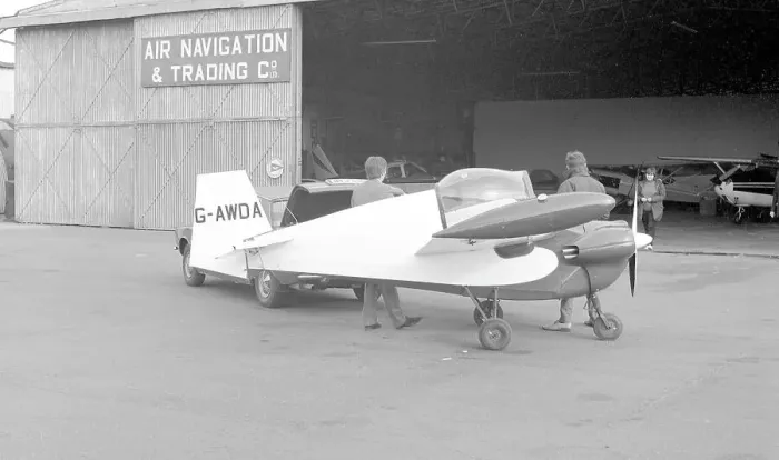 Framed Print : Slingsby T. 66 Nipper Series 3 G-AWDA Framed Print : Slingsby T. 66 Nipper Series 3 G-AWDA