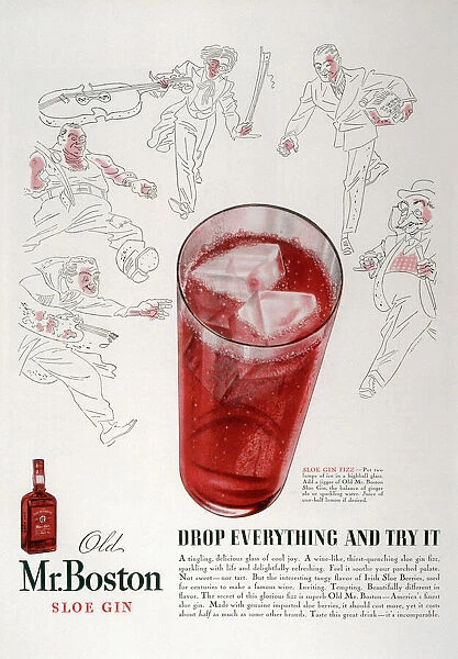 Sloe Gin Ad  /  Fortune  /  1935