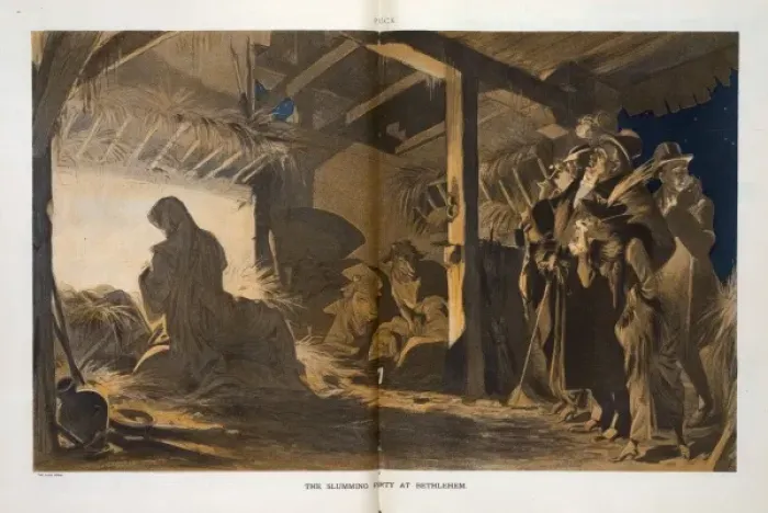 Framed Print : The slumming party at Bethlehem Framed Print : The slumming party at Bethlehem