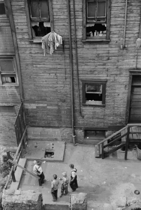 Framed Print : Slums, Pittsburgh, Pennsylvania Framed Print : Slums, Pittsburgh, Pennsylvania