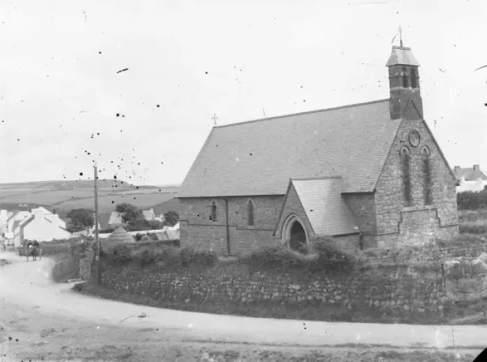 Framed Print : Small church or chapel, Pembrokeshire, South Wales Framed Print : Small church or chapel, Pembrokeshire, South Wales