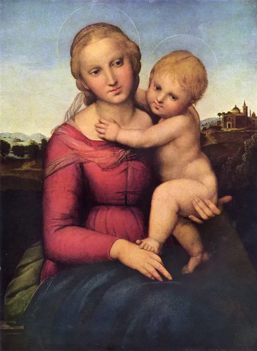 Framed Print : The Small Cowper Madonna, by Raphael Framed Print : The Small Cowper Madonna, by Raphael