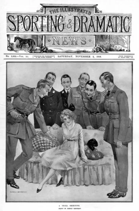 Framed Print : A Small Objective by Harold Earnshaw, WW1 cartoon Framed Print : A Small Objective by Harold Earnshaw, WW1 cartoon