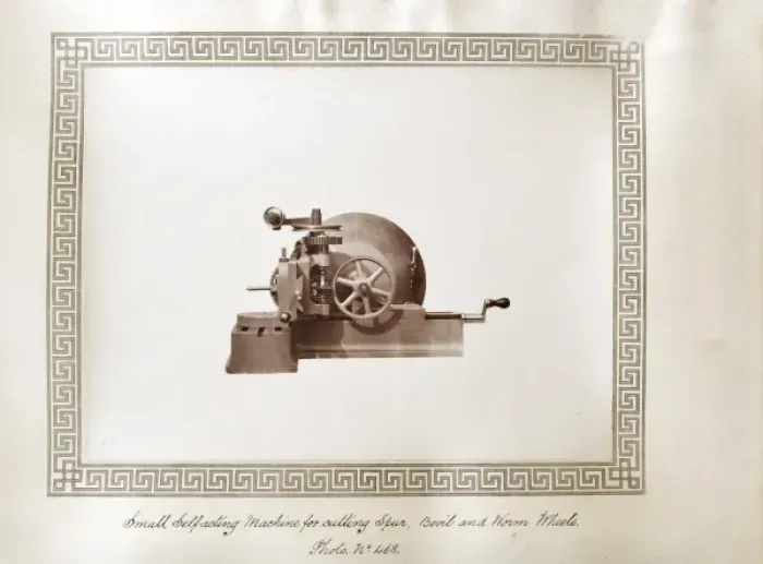 Framed Print : Small self-acting machine for cutting wheels Framed Print : Small self-acting machine for cutting wheels