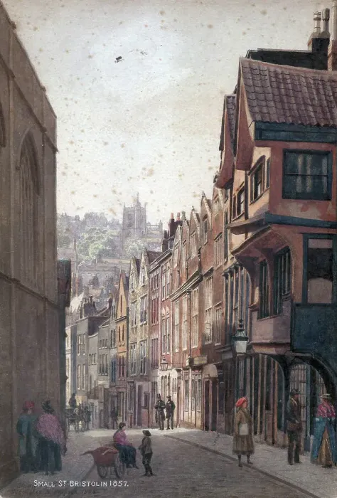 Framed Print : Small Street, Bristol Framed Print : Small Street, Bristol